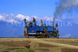INDIA, West Bengal, DARJEELING, Himalayan Railway, narrow gauge locomotive, IND1019JPL