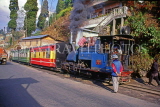 INDIA, West Bengal, DARJEELING, Himalayan Railway, narrow gauge steam train, IND963JPL