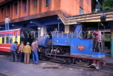 INDIA, West Bengal, DARJEELING, Himalayan Railway, narrow gauge steam train, IND964JPL
