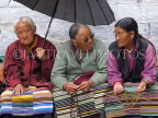 INDIA, West Bengal, Darjeeling, Three old Tibetan women on a bench, IND1427JPL