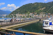 ITALY, Lombardy, COMO, Lake Como and marina, ITL2171JPL