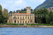 ITALY, Lombardy, LAKE COMO, lakeside scenery, and villas, ITL2319JPL