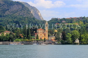 ITALY, Lombardy, LAKE COMO, lakeside scenery, villages and churches, ITL2312JPL