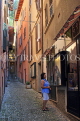 ITALY, Lombardy, Lake Como, BELLAGIO, narrow street, ITL1934JPL