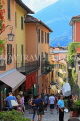 ITALY, Lombardy, Lake Como, BELLAGIO, narrow street, ITL2196JPL