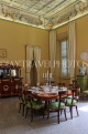 ITALY, Lombardy, Lake Como, TREMEZZO, Villa Carlotta, dining room, ITL2270JPL