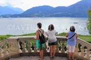 ITALY, Lombardy, Lake Como, TREMEZZO, Villa Carlotta, view of lake, ITL2256JPL