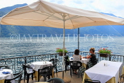 ITALY, Lombardy, Lake Como, TREMEZZO, lakeside restaurant, ITL2288JPL