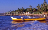 India, GOA, Anjuna Beach and fishing boat, IND131JPL