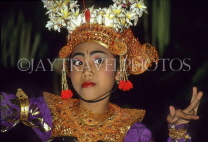 Indonesia, BALI, Classical dancer (Balinese girl), BAL769JPL