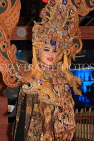 Indonesia, SUMATRA, cultural dancer in elaborate costume and headgear, INDS1289JPL
