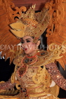 Indonesia, SUMATRA, cultural dancer in elaborate costume and headgear, INDS1296JPL