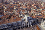 Italy, VENICE, St Mark's Square, Torre dell'Orologio (clock tower) and roof tops, ITL1859JPL