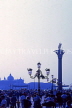 Italy, VENICE, St Mark's Square, and street lamp, ITL1916JPL