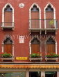 Italy, VENICE, Venetian architecture, windows with window boxes, ITL761JPL