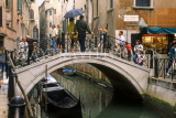 Italy, VENICE, small bridge over canal, ITL1684JPL