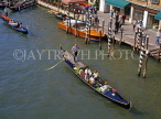 Italy, VENICE, tourists in Gondolas, along the Grand Canal, ITL1741JPL