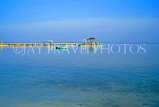 JAMAICA, Montego Bay, Coyaba Beach Resort, boat pier and seascape, JM367JPL