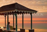 JAMAICA, Montego Bay, sunset, boat pier and tourist, JM360JPL