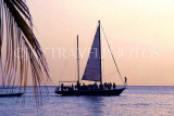 JAMAICA, Montego Bay, sunset and cruise boat, JM187JPL