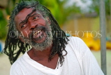 JAMAICA, Negril, Jamaican man posing, JM289JPL