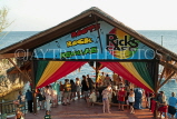 JAMAICA, Negril, Rick's Cafe, stage and bandstand, JM351JPL