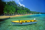 JAMAICA, Ocho Rios, yellow fishing boat, JM132JPL