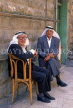 JORDAN, Amman, two men in western and Arabic attire, JOR61JPL