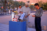 JORDAN, Aqaba, mobile vendor selling Arabic coffee, JOR134JPL