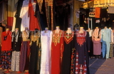 JORDAN, Aqaba, shop display of fashionable clothing, JOR132JPL