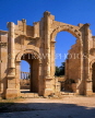 JORDAN, Jaresh, Roman city ruins, South Gate, JOR47JPL
