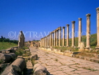 JORDAN, Jaresh, Roman city ruins, colonnaded street, JOR233JPL