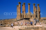 JORDAN, Jaresh, Temple of Artemis, and tourists, JOR142JPL