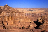 JORDAN, Petra, El Deir Monastery and sandstone landscape, JOR106JPL