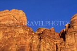 JORDAN, Wadi Rum, Sandstone mountains (jebels), JOR124JPL