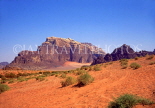 JORDAN, Wadi Rum, giant sandstone mountains (jebels), JOR125JPL