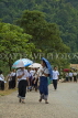 LAOS, Central Highlands, Vang Vieng, children going to school, LAO121JPL