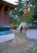 LAOS, Luang Prabang, Wat Xieng Thong (temple) site, LAO27JPL