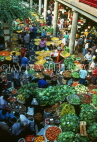 MADEIRA, Funchal Market, vegetable stalls, MAD1052JPL