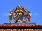 MALAYSIA, Penang, Penanag Hill, Hindu temple, entrance sculptures, MSA473JPL