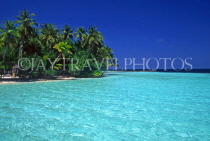MALDIVE ISLANDS, Biyadhoo Island, seascape and island, MAL86JPL