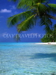 MALDIVE ISLANDS, Meeru Island, seascape and leaning coconut tree, MAL253JPL