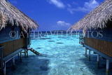 MALDIVE ISLANDS, Vaadhoo Island, seascape view from water villas, MAL81JPL