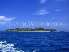 MALDIVE ISLANDS, Velassaru Island, view from sea, MAL715JPL