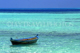 MALDIVE ISLANDS, seascape and small fishing boat, MAL682JPL