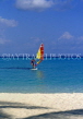 MALDIVE ISLANDS, seascape and windsurfer, MAL222JPL