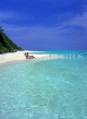 MALDIVE ISLANDS, typical island, beach with sunbathers, MAL712JPL