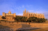 MALLORCA, Palma, Almudania Palace and Palma Cathedral, SPN1230JPL