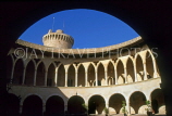 MALLORCA, Palma, Belver Castle (14th century), arches, SPN1227JPL