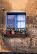 MALLORCA, Palma, house window with flower pots, SPN1228JPL